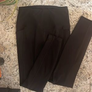 Black Spyder women’s active leggings size small